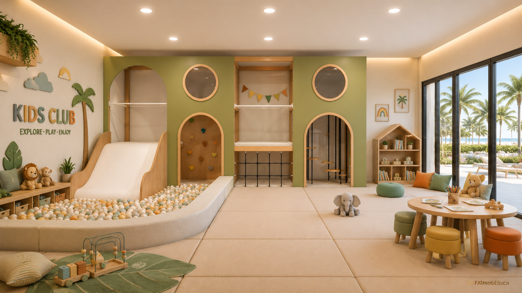 WoodPlay Tower M — Tropical — Resort