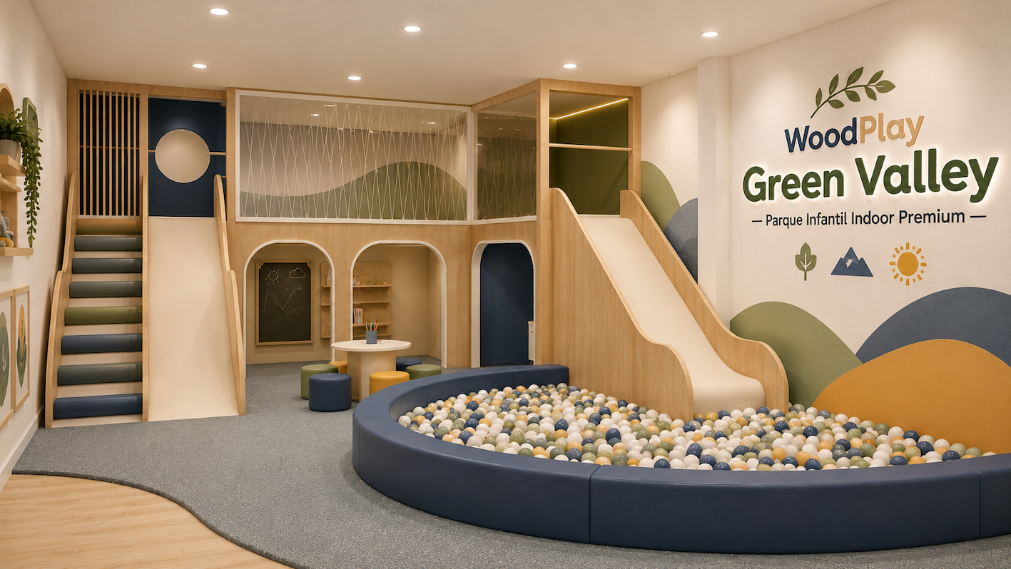 WoodPlay Tower XL — Blue Green Valley — Festas