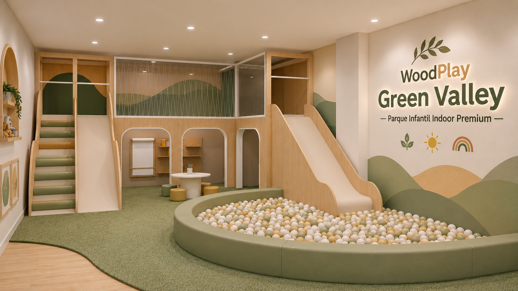 WoodPlay Tower XL — Green Valley — Festas